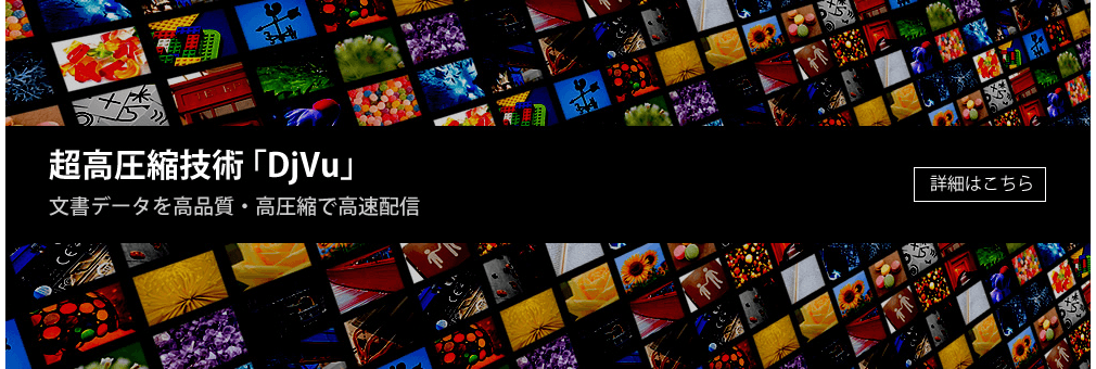 超高圧縮技術「DjVu」